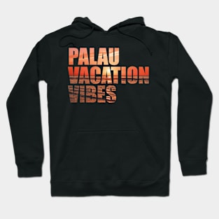 Palau Vacation Vibes Sunset Photo Hoodie